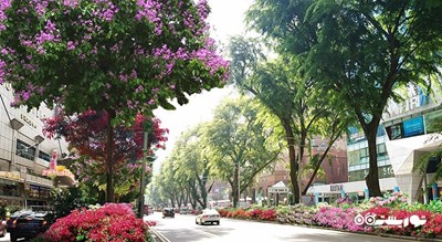 مرکز خرید خیابان اورچارد شهر سنگاپور کشور سنگاپور