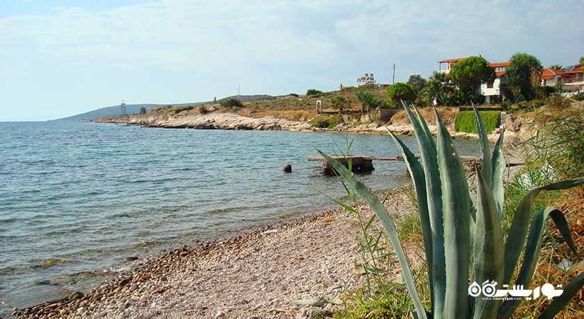 سرگرمی ساحل کارابورون شهر ترکیه کشور ازمیر