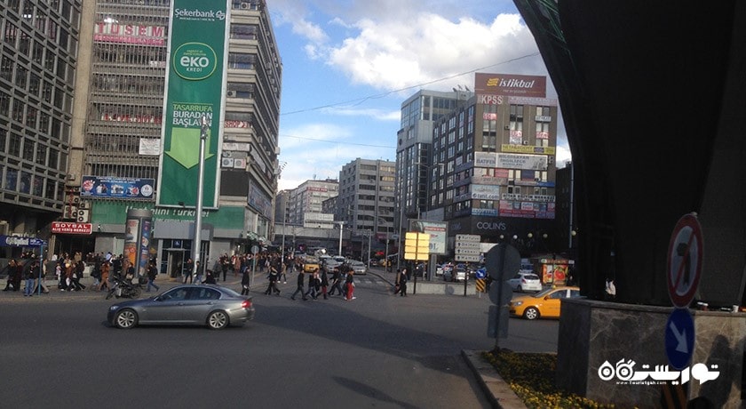  میدان کیزیلای شهر ترکیه کشور آنکارا