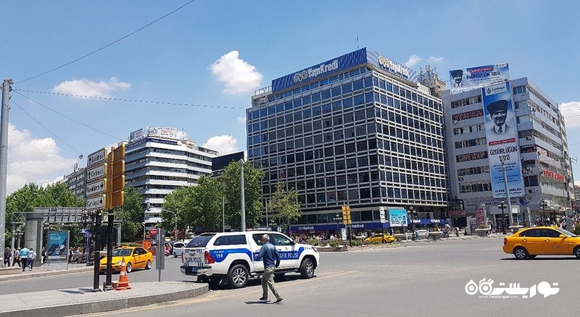  میدان کیزیلای شهر ترکیه کشور آنکارا