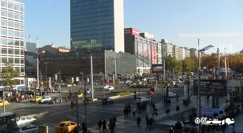  میدان کیزیلای شهر ترکیه کشور آنکارا