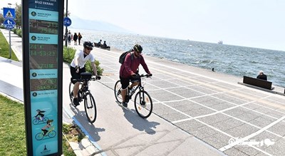 سرگرمی دوچرخه سواری در ازمیر شهر ترکیه کشور ازمیر