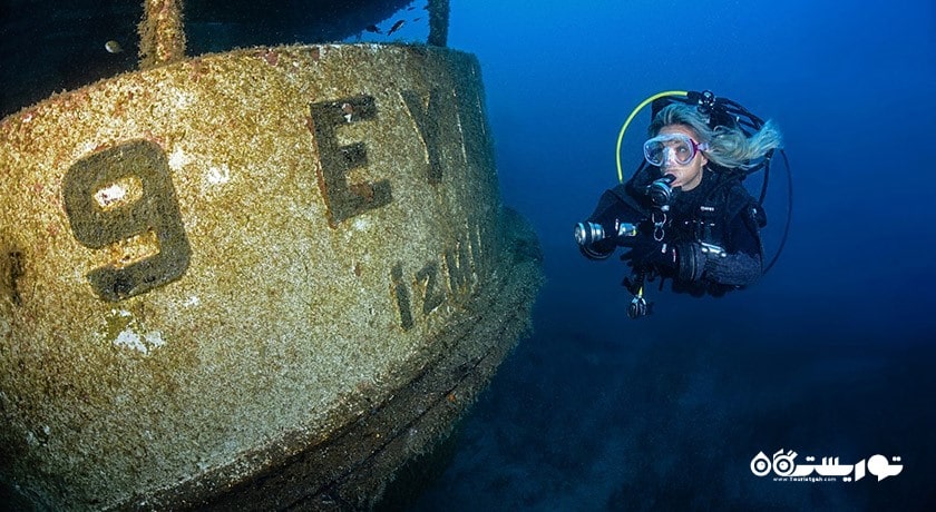 سرگرمی غواصی در ازمیر شهر ترکیه کشور ازمیر