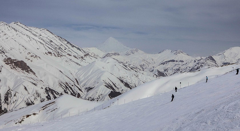  پیست اسکی دیزین شهر البرز استان کرج