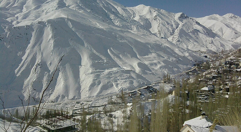  پیست اسکی دیزین شهر البرز استان کرج