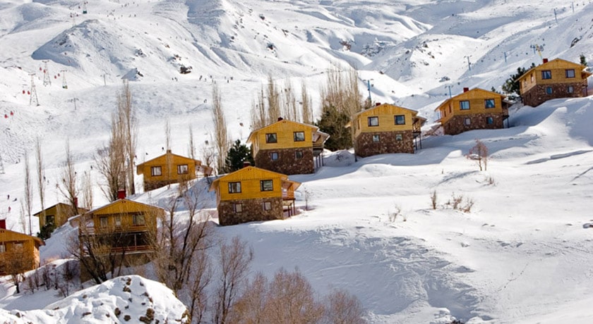  پیست اسکی دیزین شهر البرز استان کرج