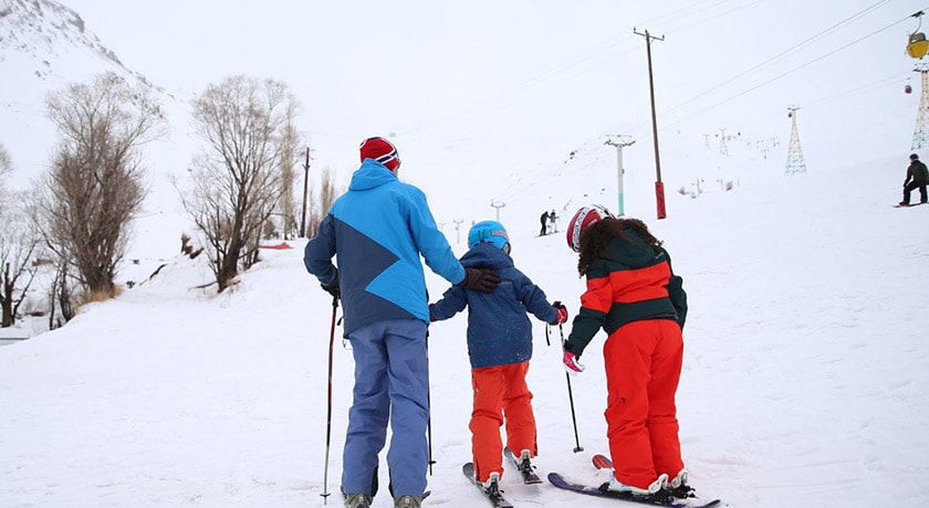  پیست اسکی دیزین شهر البرز استان کرج