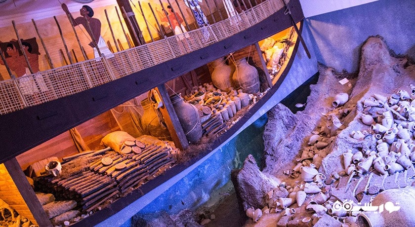  موزه باستان شناسی زیر آب شهر ترکیه کشور بدروم