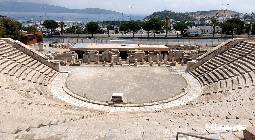  آمفی تئاتر بدروم شهر ترکیه کشور بدروم
