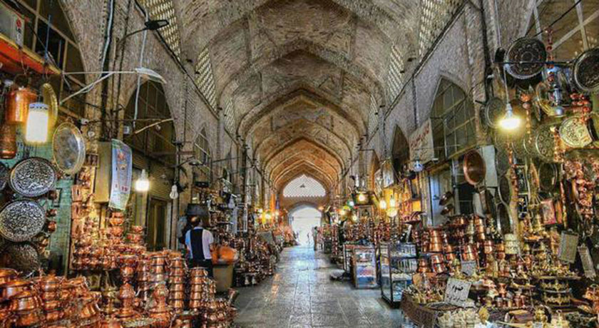  بازار مسگرهای اصفهان شهر اصفهان استان اصفهان