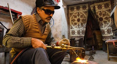  بازار مسگرهای اصفهان شهر اصفهان استان اصفهان