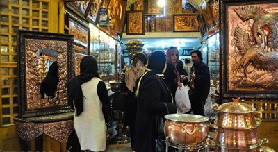  بازار مسگرهای اصفهان شهر اصفهان استان اصفهان
