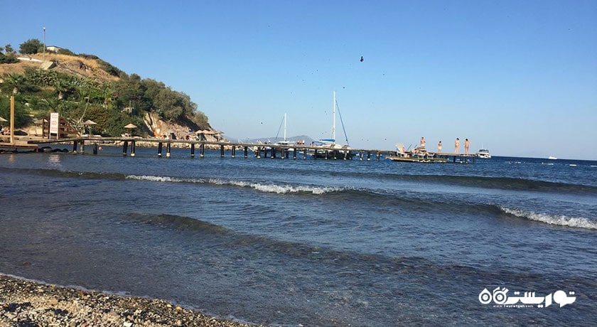 سرگرمی ساحل کارااینجیر شهر ترکیه کشور بدروم