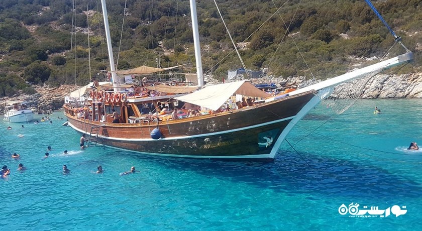 سرگرمی جزیره اوراک شهر ترکیه کشور بدروم