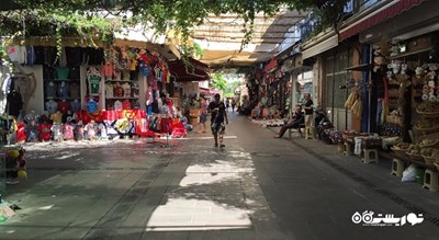 مرکز خرید بازارهای خیابانی بدروم شهر ترکیه کشور بدروم