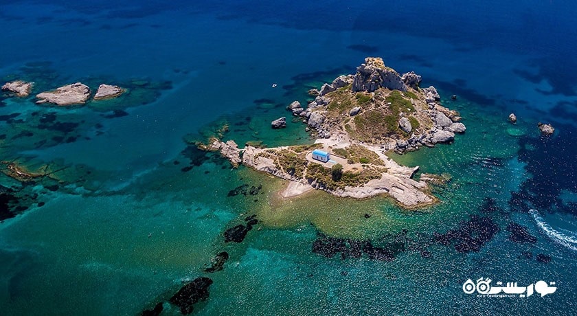 سرگرمی سفر روزانه از بدروم به جزیره کوس شهر ترکیه کشور بدروم