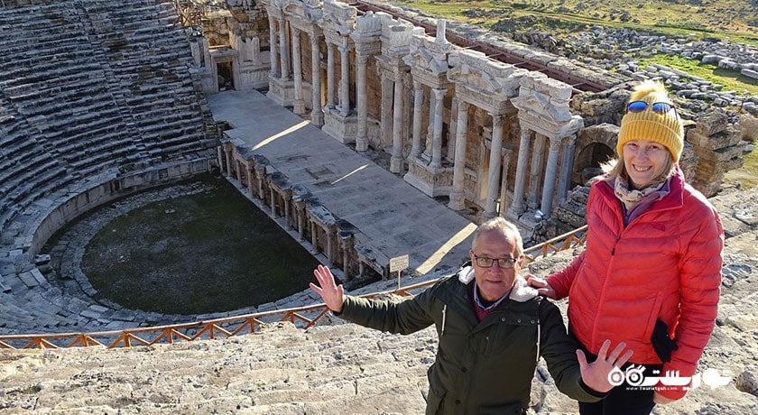 سرگرمی سفر روزانه از بدروم به پاموکاله و هیراپولیس شهر ترکیه کشور بدروم