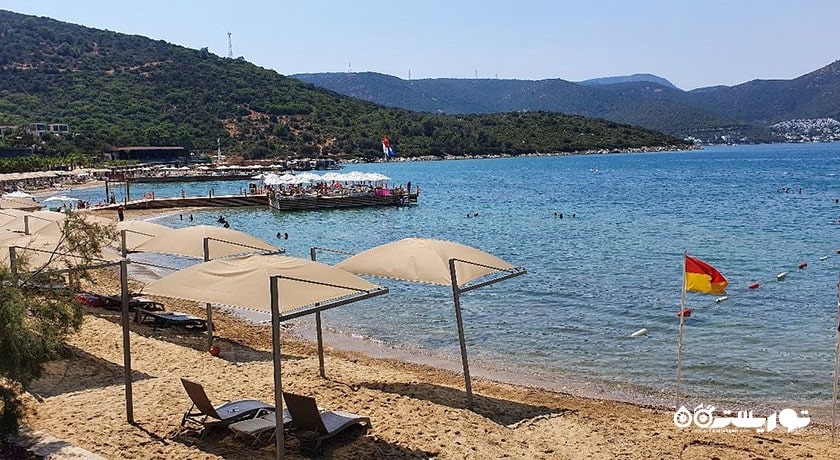 سرگرمی ساحل توربا شهر ترکیه کشور بدروم