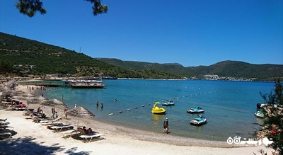 سرگرمی ساحل توربا شهر ترکیه کشور بدروم