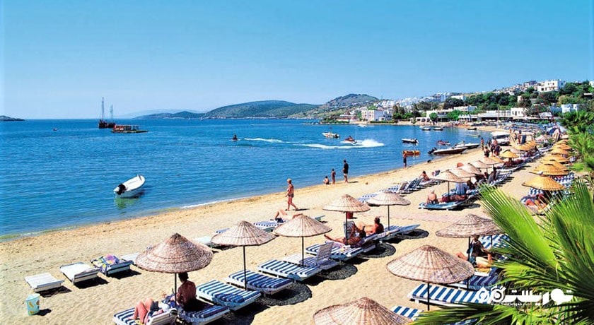 سرگرمی ساحل گومبت شهر ترکیه کشور بدروم