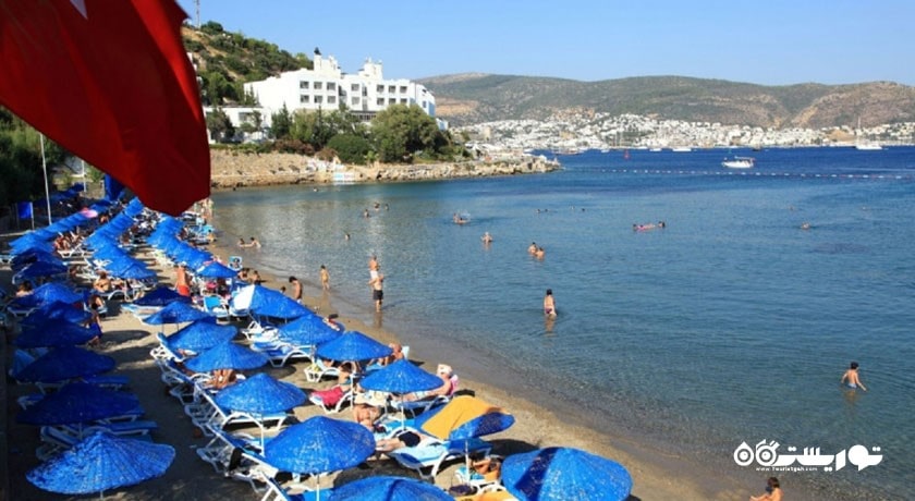 سرگرمی ساحل بارداکچی شهر ترکیه کشور بدروم