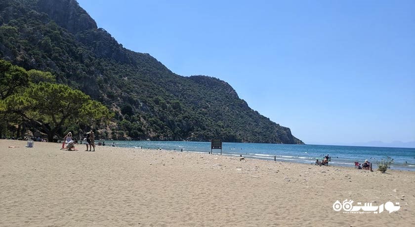 سرگرمی ساحل ایزتوزو (ساحل لاکپشت) شهر ترکیه کشور مارماریس