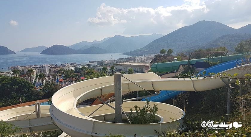 سرگرمی پارک آبی آکوادریم شهر ترکیه کشور مارماریس