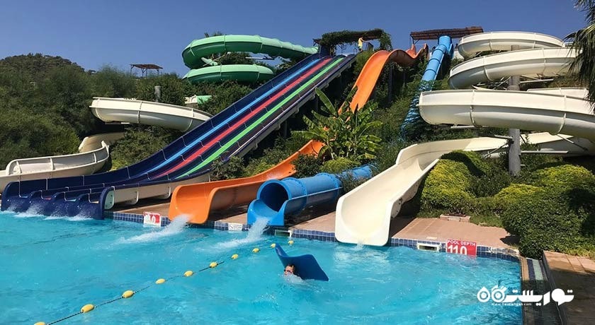 سرگرمی پارک آبی آکوادریم شهر ترکیه کشور مارماریس