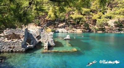 سرگرمی ساحل جزیره جنت (بهشت) شهر ترکیه کشور مارماریس