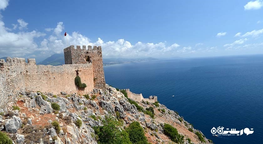  قلعه آلانیا شهر ترکیه کشور آلانیا