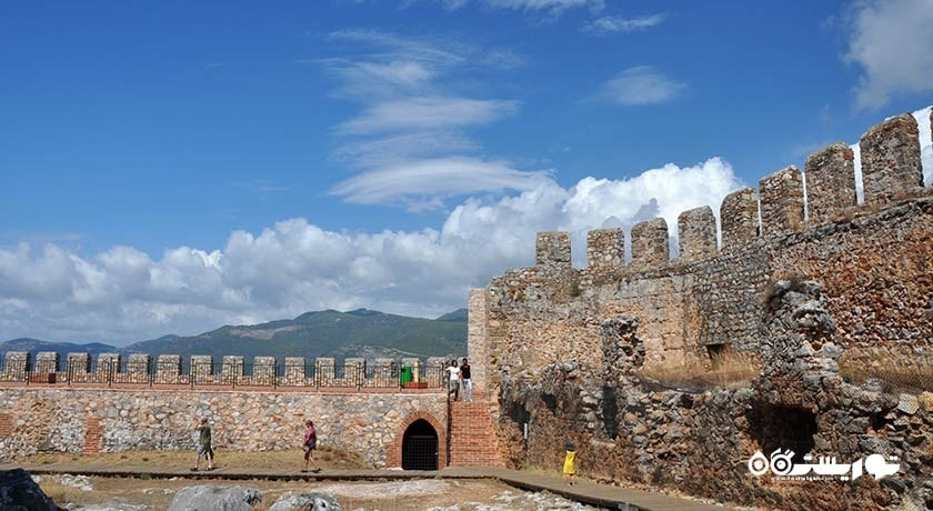  قلعه آلانیا شهر ترکیه کشور آلانیا