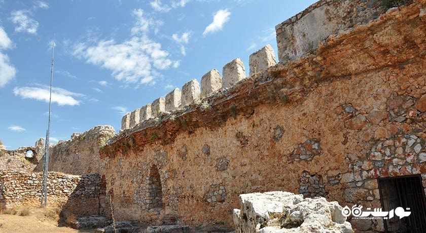  قلعه آلانیا شهر ترکیه کشور آلانیا