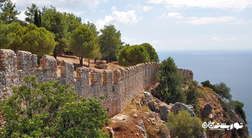  قلعه آلانیا شهر ترکیه کشور آلانیا