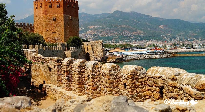 دژ کیزیل کوله (برج قرمز) -  شهر آلانیا