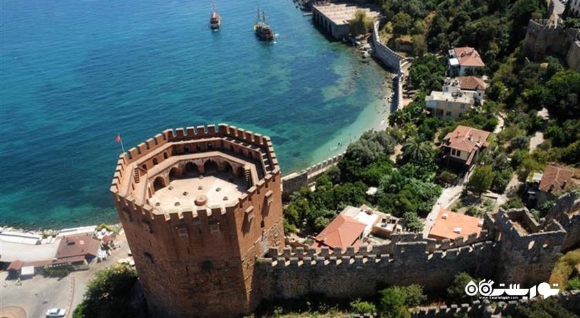  دژ کیزیل کوله (برج قرمز) شهر ترکیه کشور آلانیا