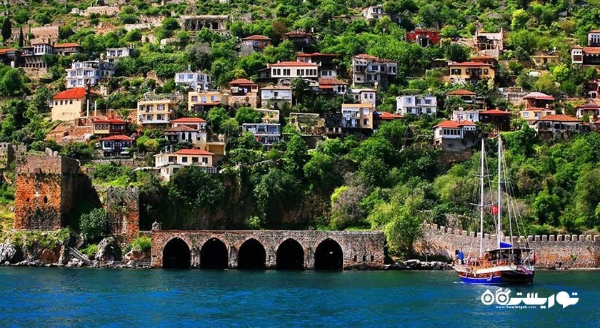  ترسانه (محل کشتی سازی آلانیا) شهر ترکیه کشور آلانیا
