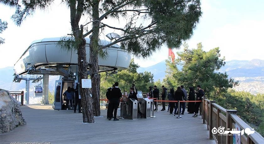 سرگرمی آلانیا تلفریک شهر ترکیه کشور آلانیا