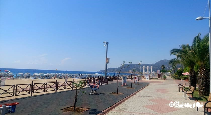 سرگرمی ساحل کلئوپاترا شهر ترکیه کشور آلانیا