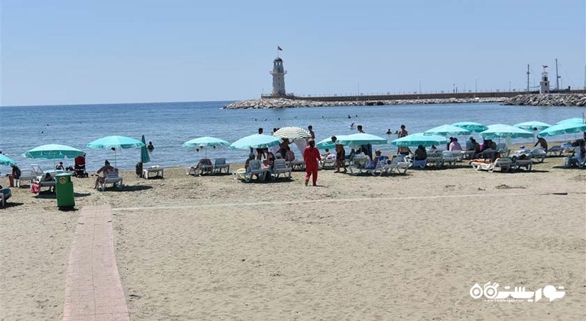 سرگرمی ساحل عمومی شهرداری آلانیا شهر ترکیه کشور آلانیا