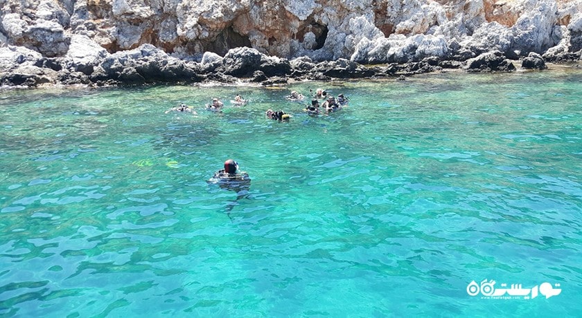 سرگرمی غواصی در آلانیا شهر ترکیه کشور آلانیا