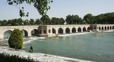  پل چوبی اصفهان شهرستان اصفهان استان اصفهان