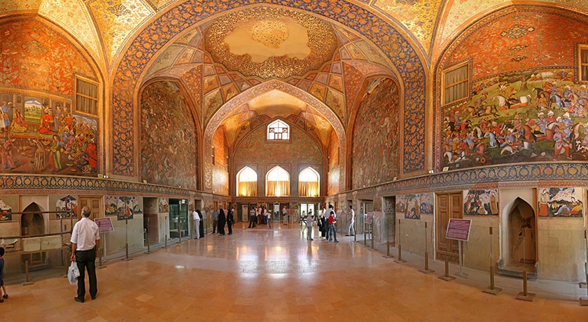  کاخ چهل ستون شهرستان اصفهان استان اصفهان