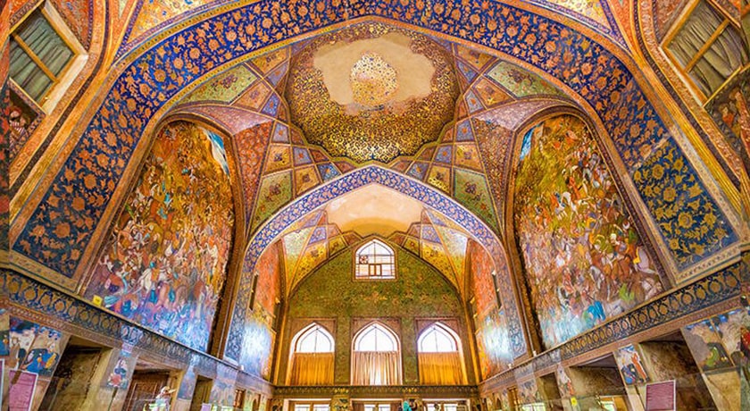  کاخ چهل ستون شهرستان اصفهان استان اصفهان