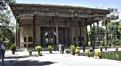  کاخ چهل ستون شهرستان اصفهان استان اصفهان