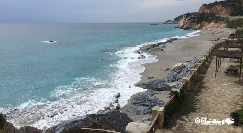 سرگرمی ساحل اولاش شهر ترکیه کشور آلانیا