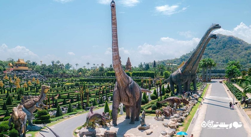 سرگرمی باغ گیاه شناسی گرمسیری نونگ نوچ شهر تایلند کشور پاتایا