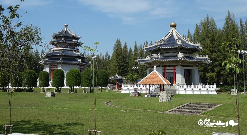 سرگرمی پارک سه پادشاهی شهر تایلند کشور پاتایا