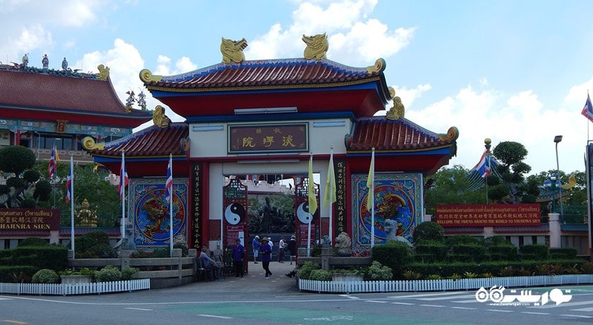  معبد یانسانگ وارارام شهر تایلند کشور پاتایا