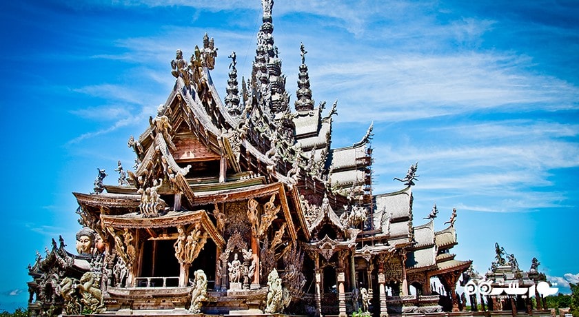  پناهگاه تروث (معبد حقیقت) شهر تایلند کشور پاتایا