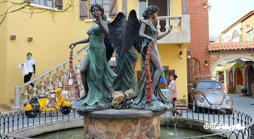 سرگرمی مزرعه گوسفند سوئیسی شهر تایلند کشور پاتایا